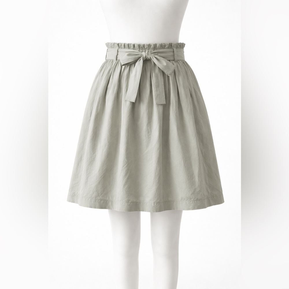 Theory Light‎ Gray A-Line Skirt 100% cotton
